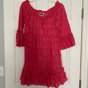 Mud pie dark pink dress